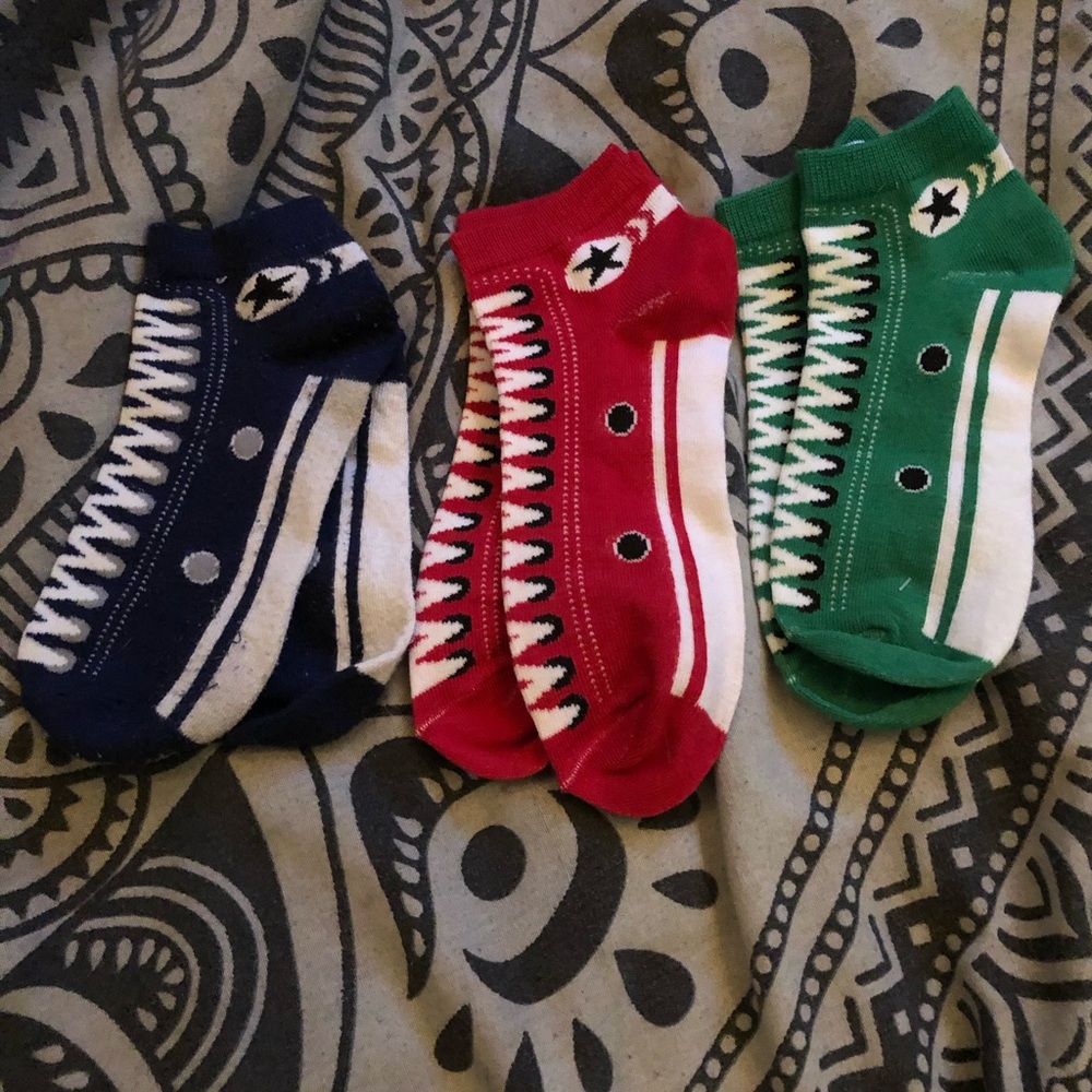 NWOT 3 pack of converse socks